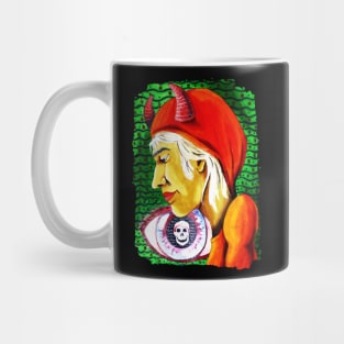 Skinny Blonde Devil Mug